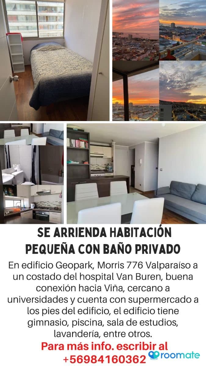habitación con baño privado